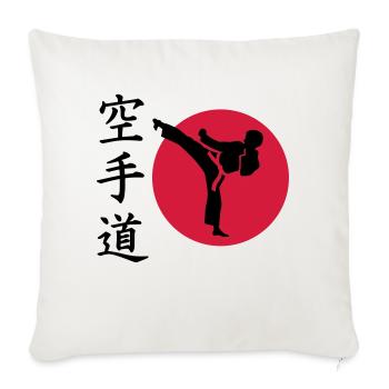 Karate - Sofa pillowcase 17,3'' x 17,3'' (45 x 45 cm) - natural white - Front