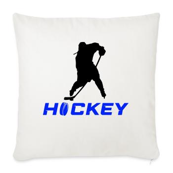 Hockey Players - Sofa pillowcase 17,3'' x 17,3'' (45 x 45 cm) - natural white - Front