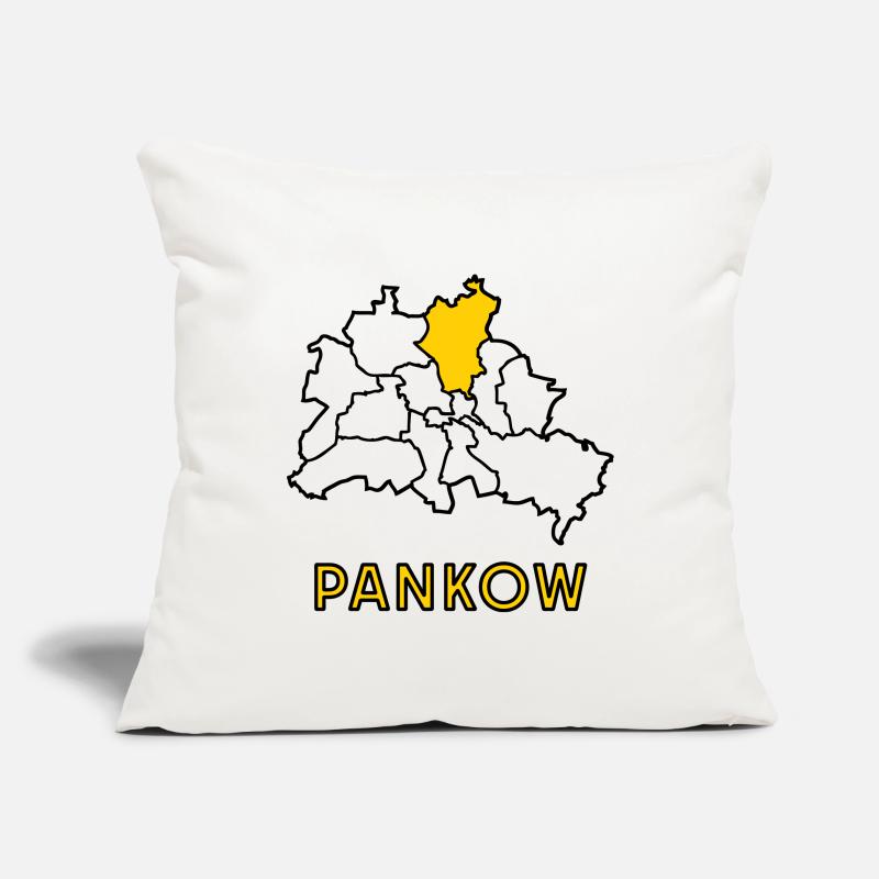 PANKOW, un quartier de Berlin Housse de coussin décorative 45 x 45 cm