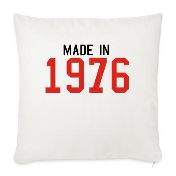 1976 - Sofa pillowcase 17,3'' x 17,3'' (45 x 45 cm) - natural white - Front