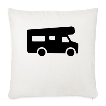 Camping - Sofa pillowcase 17,3'' x 17,3'' (45 x 45 cm) - natural white - Front