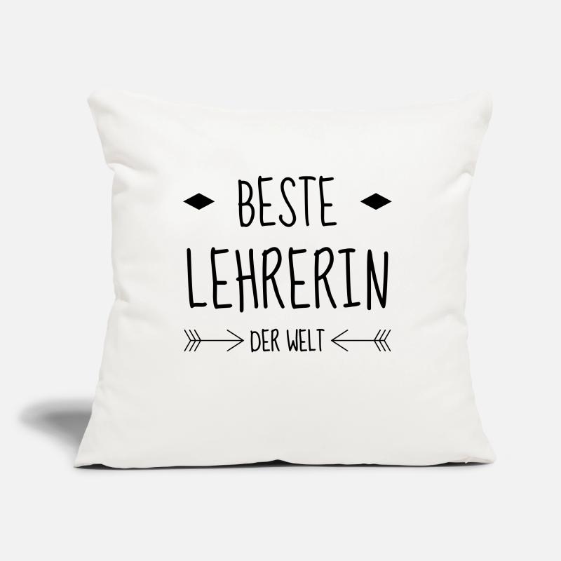 Ecole / Prof / Instit / Professeur / Maîtresse Housse de coussin décorative 45 x 45 cm