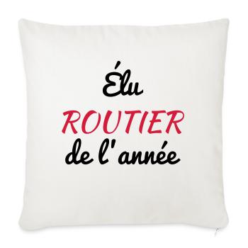 Trucker LKW Fahrer Routier Truck Camion Transport - Sofa pillowcase 17,3'' x 17,3'' (45 x 45 cm) - natural white - Front