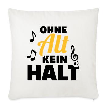 Chor - Sofakissenbezug 45 x 45 cm - Naturweiß  - Vorne