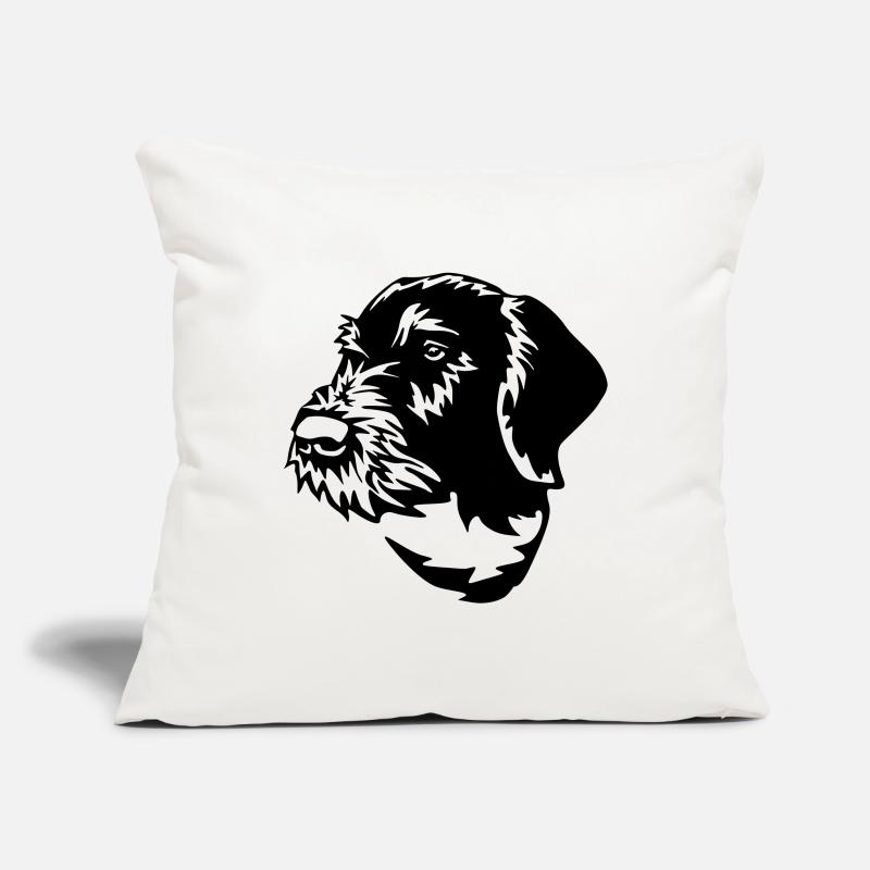 German Wirehaired Pointer Sofa pillowcase 17,3'' x 17,3'' (45 x 45 cm)