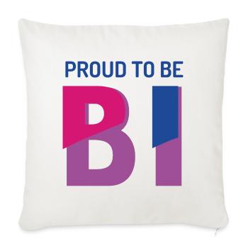 Proud To Be Bisexual - Sofa pillowcase 17,3'' x 17,3'' (45 x 45 cm) - natural white - Front