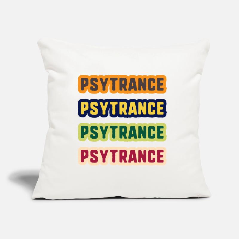 Psytrance Color Stack Sofa pillowcase 17,3'' x 17,3'' (45 x 45 cm)
