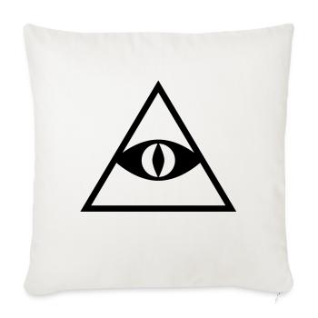 Pyramid - Sofa pillowcase 17,3'' x 17,3'' (45 x 45 cm) - natural white - Front