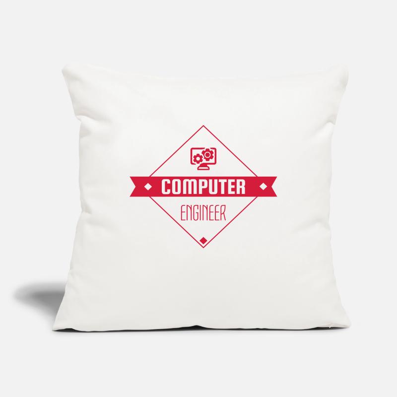 Computer Engineer Informatiker Informaticien Sofa pillowcase 17,3'' x 17,3'' (45 x 45 cm)
