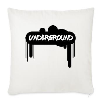 Spray Underground –Graffiti Style Streetart Design - Sofakissenbezug 45 x 45 cm - Naturweiß  - Vorne