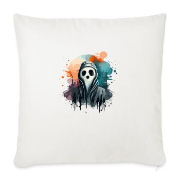 halloween ghost - Housse de coussin décorative 45 x 45 cm - blanc nature - Devant
