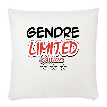 GENDRE LIMITED EDITION - Sofa pillowcase 17,3'' x 17,3'' (45 x 45 cm) - natural white - Front