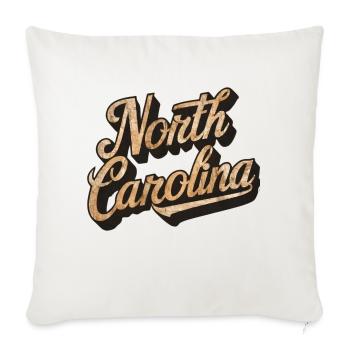 North Carolina - Sofakissenbezug 45 x 45 cm - Naturweiß  - Vorne
