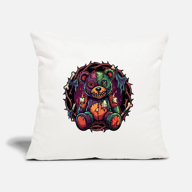 Patchwork Zombie Teddy Broken Horror Teddy Bear Sofa pillowcase 17,3'' x 17,3'' (45 x 45 cm)