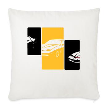 transam - Sofa pillowcase 17,3'' x 17,3'' (45 x 45 cm) - natural white - Front
