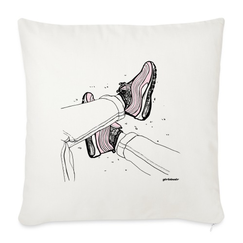 AM97 girlsinair - Sofa pillowcase 17,3'' x 17,3'' (45 x 45 cm)