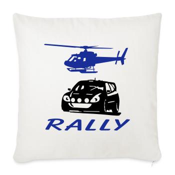 rally_1 - Sofa pillowcase 17,3'' x 17,3'' (45 x 45 cm) - natural white - Front