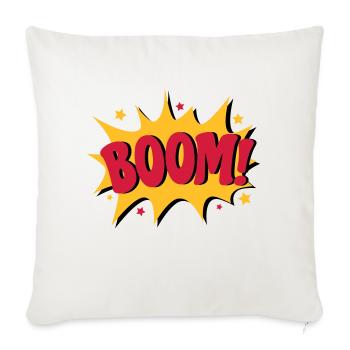 Boom - Sofakissenbezug 45 x 45 cm - Naturweiß  - Vorne