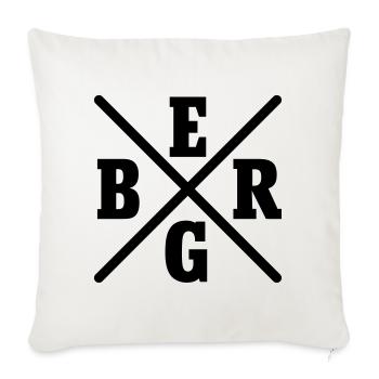 Berlin Kreuzberg - Sofakissenbezug 45 x 45 cm - Naturweiß  - Vorne