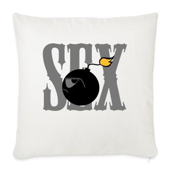 bombe sexuelle - Housse de coussin décorative 45 x 45 cm - blanc nature - Devant