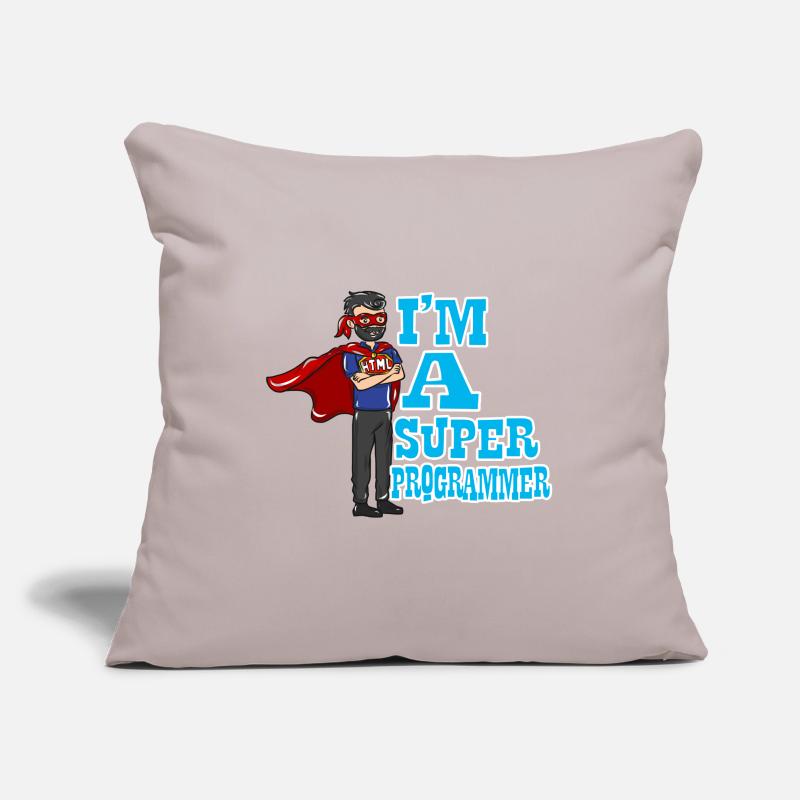 Programmer computer science gift Sofa pillowcase 17,3'' x 17,3'' (45 x 45 cm)