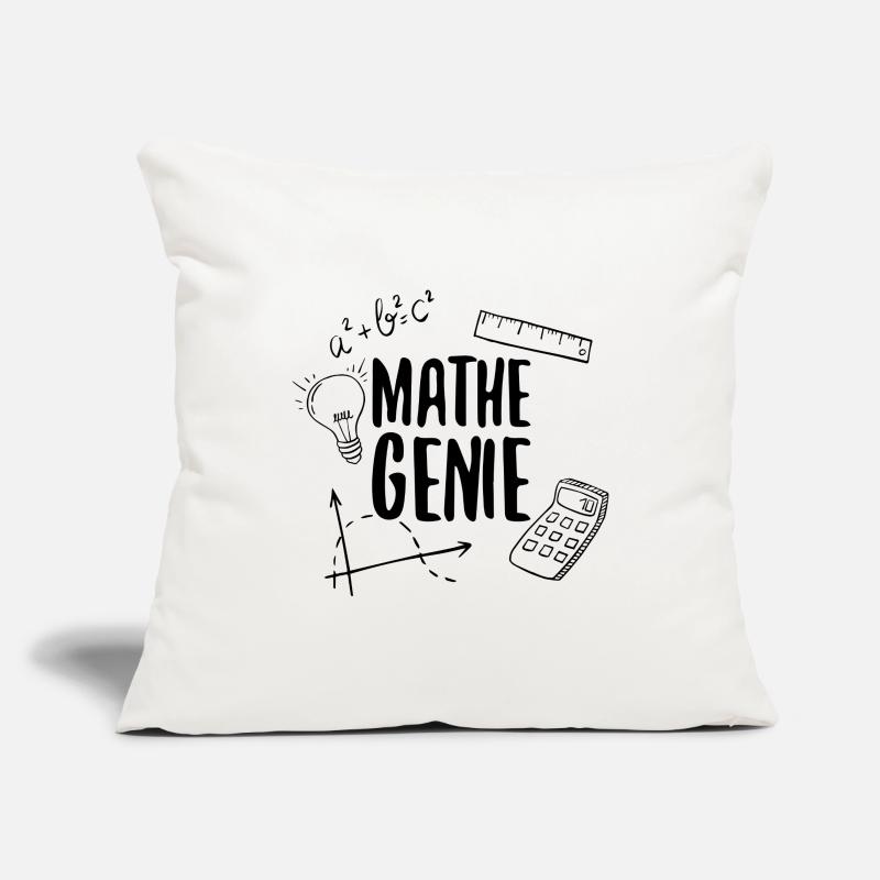 Math genius mathematics genius arithmetic math Sofa pillowcase 17,3'' x 17,3'' (45 x 45 cm)