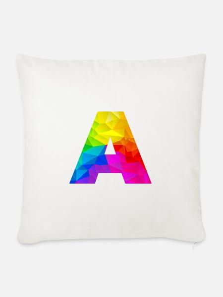 Polygon A - Sofakissenbezug 45 x 45 cm - Naturweiß