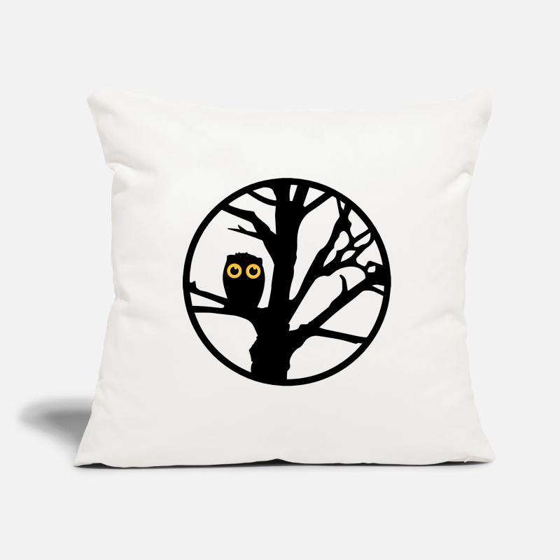 Eine Eule sitzt auf einem Baum Sofakissenbezug 45 x 45 cm