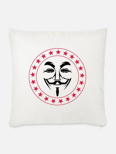Anonymous - Sofakissenbezug 45 x 45 cm - Naturweiß