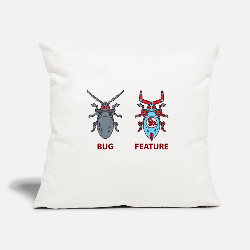 Programmer joke Sofa pillowcase 17,3'' x 17,3'' (45 x 45 cm)