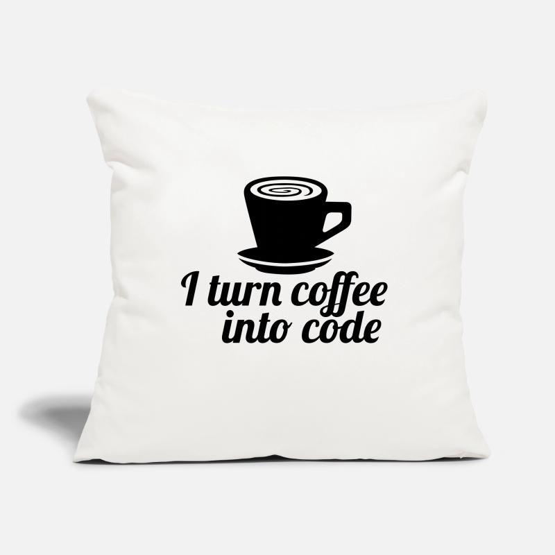 programmeur Housse de coussin décorative 45 x 45 cm