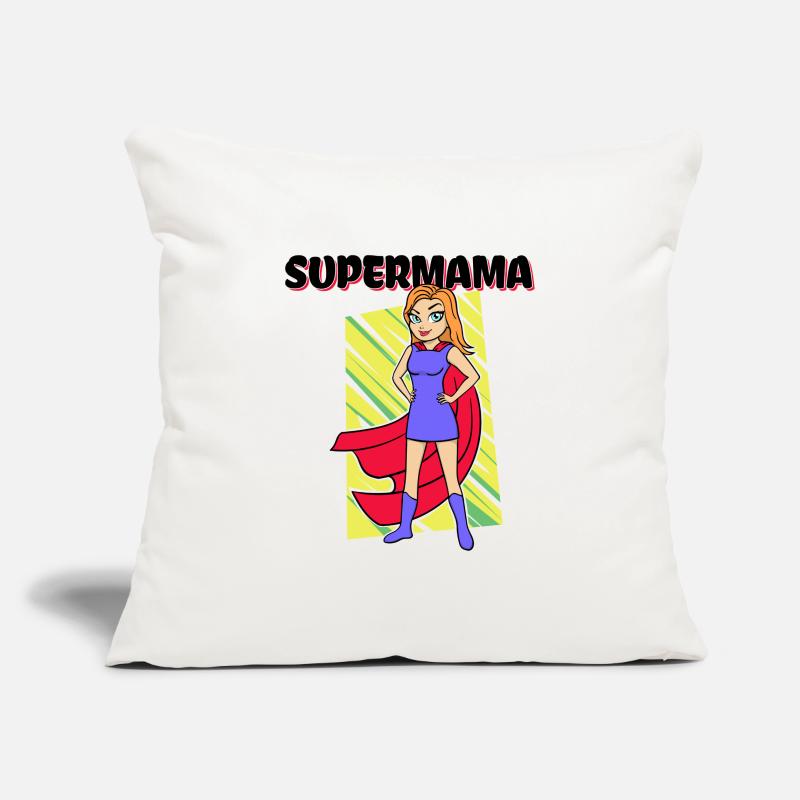 Supermama Beste Mutter Muttertag Statement Mama Sofakissenbezug 45 x 45 cm