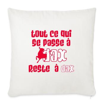 Feria de Dax - Housse de coussin décorative 45 x 45 cm - blanc nature - Devant