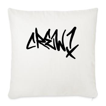 Crew Member - Sofakissenbezug 45 x 45 cm - Naturweiß  - Vorne