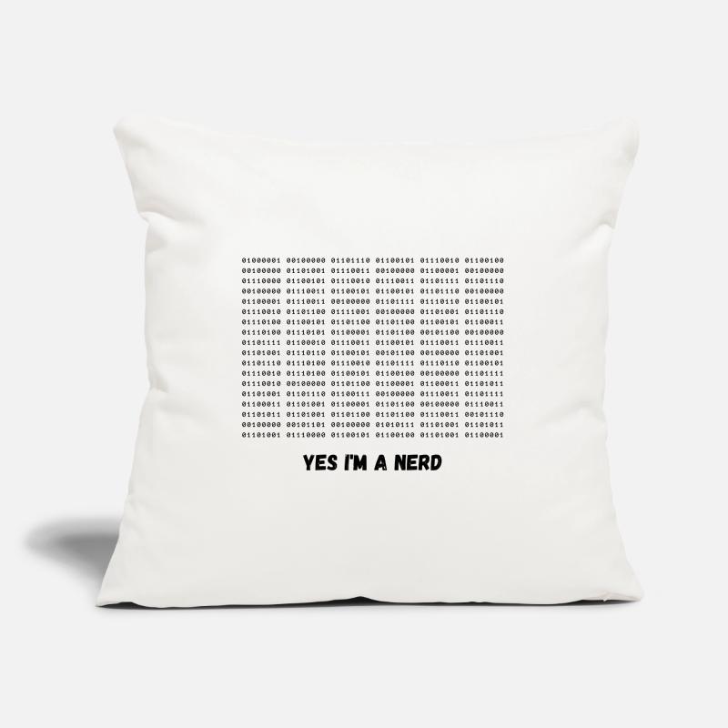 Ich bin ein Nerd Sofakissenbezug 45 x 45 cm