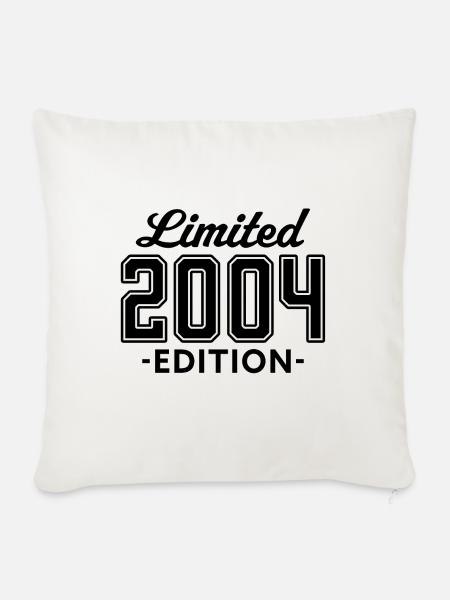 limited edition 2004 - Sofakissenbezug 45 x 45 cm - Naturweiß 