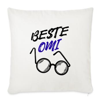Oma Großmutter Beste Omi Brille Statement - Sofakissenbezug 45 x 45 cm - Naturweiß  - Vorne