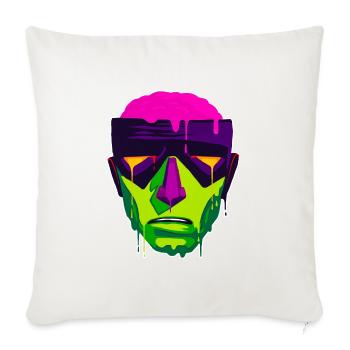 Un beau design de super-héros Revenant - Housse de coussin décorative 45 x 45 cm - blanc nature - Devant