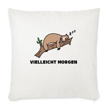 Dschungel Tier Statement Schlafen Faul Säugetier - Sofakissenbezug 45 x 45 cm - Naturweiß  - Vorne
