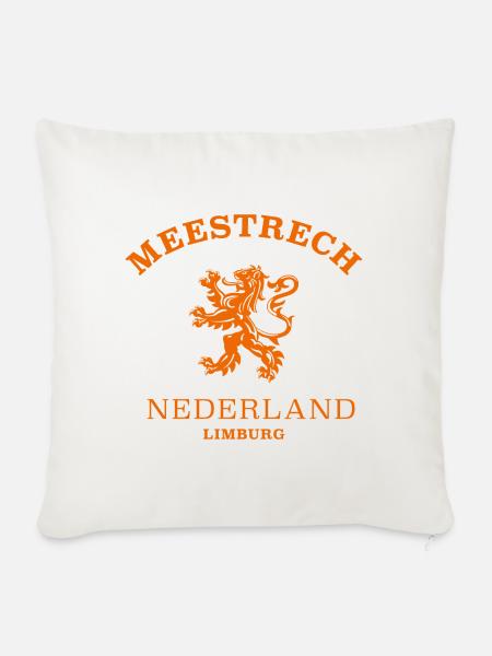 MEESTRECH Nederland Niederlande Netherlands - Sofakissenbezug 45 x 45 cm - Naturweiß