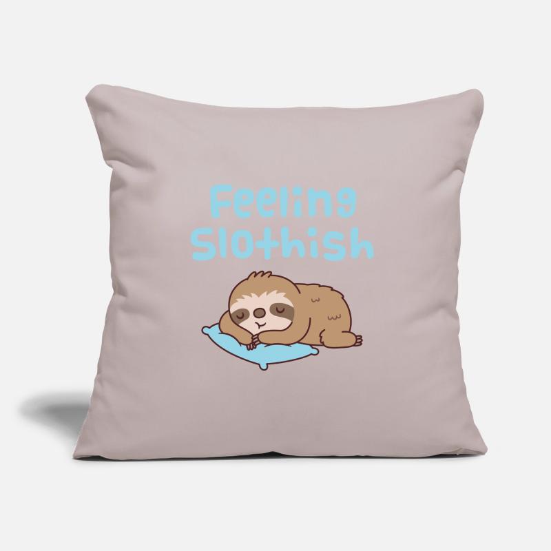 Cute Sleeping Sloth Feeling Slothish Sofa pillowcase 17,3'' x 17,3'' (45 x 45 cm)