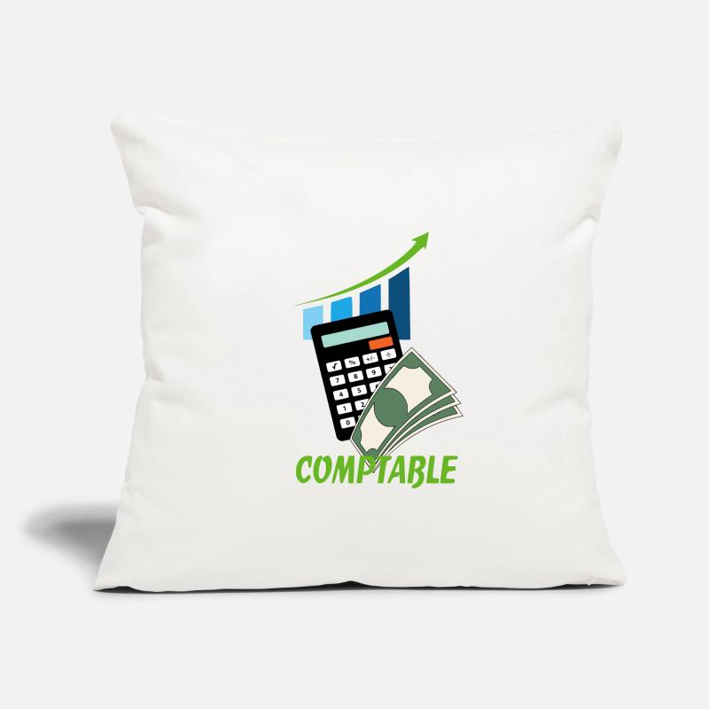 Comptable Housse de coussin décorative 45 x 45 cm