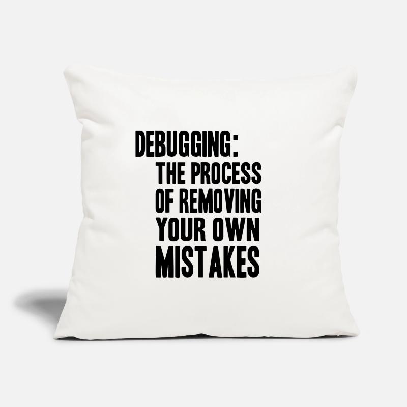 debugging process Sofakissenbezug 45 x 45 cm