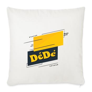 Dédé - Sofa pillowcase 17,3'' x 17,3'' (45 x 45 cm) - natural white - Front