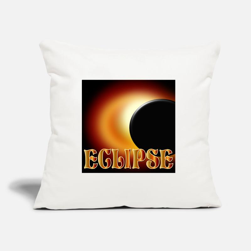 SOLAR ECLIPSE ECLIPSE ASTRONOMY Sofa pillowcase 17,3'' x 17,3'' (45 x 45 cm)