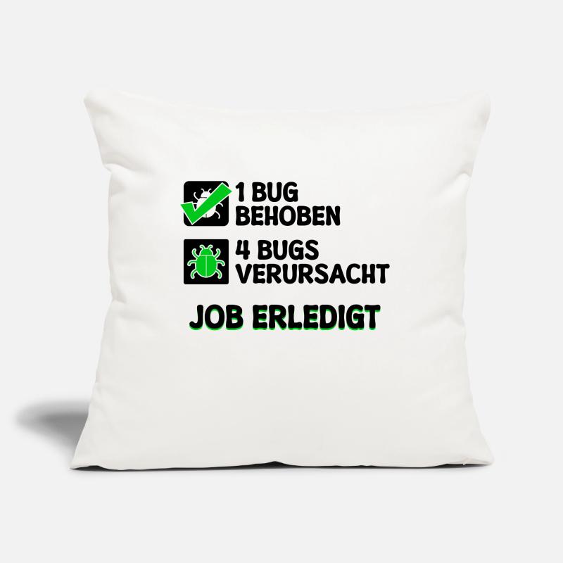 Open Source Bugfixing Bugs Developer Programmier Sofakissenbezug 45 x 45 cm