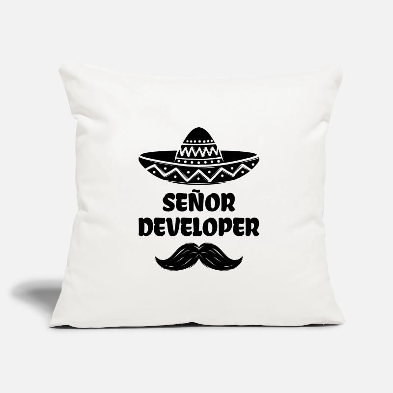 Déclaration du développeur Scripting Dev Computergeek Housse de coussin décorative 45 x 45 cm