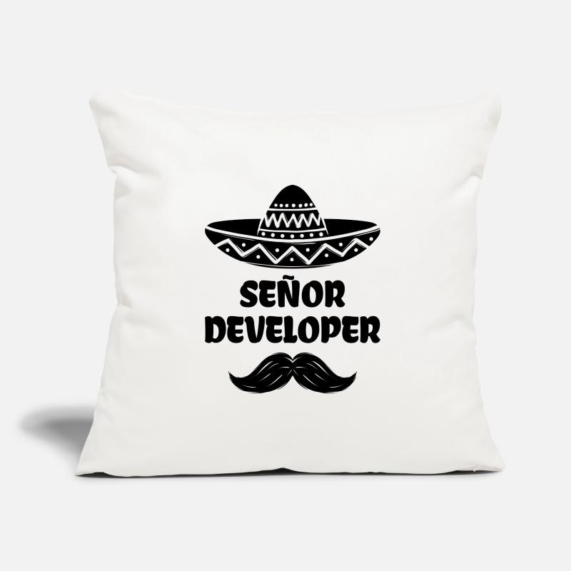 Déclaration du développeur Scripting Dev Computergeek Housse de coussin décorative 45 x 45 cm