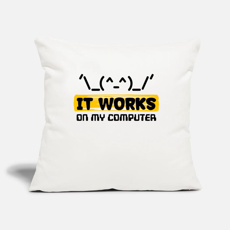 Coden Skripting Computerfreak Developer Statement Sofakissenbezug 45 x 45 cm