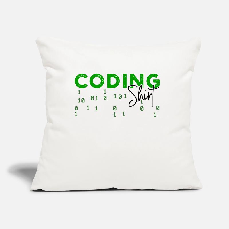 Coden Developer Programmierer Webentwickler Spruch Sofakissenbezug 45 x 45 cm